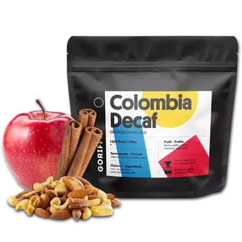 Káva Goriffee Kolumbie - POPAYÁN DECAF | Výběrová káva | 250g | Zrnková - 100% Arabika