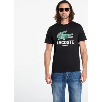 Pánské tričko Tričko LACOSTE Men's Tee-Shirt Black M
