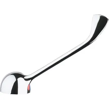 Vodovodní baterie Raf Páka lékařská pro baterie s kartuší pr. 35 mm vč. montážního montážního šroubu a označení, chrom, POLAR