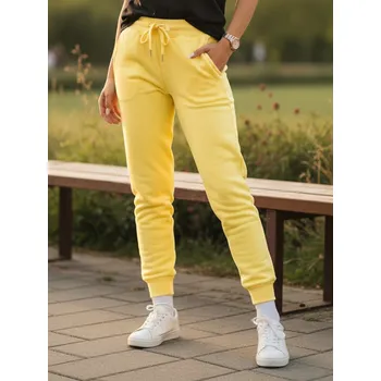 Žluté dámské tepláky FITS UY0580z Velikost: M