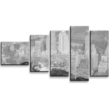 Obraz Sablio Obraz - 5-dílný Zedník na traverze - 100x60 cm