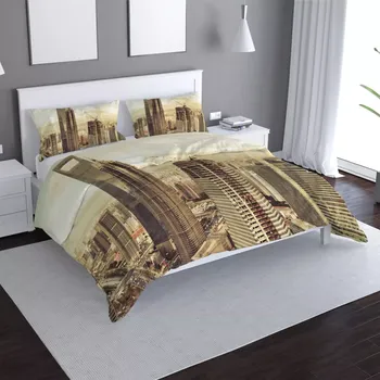 Povlečení Sablio Povlečení Mrakodrapy 4 - 140x220 / 90x70