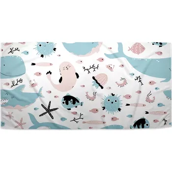 Sablio Ručník Animovaný mořský svět - 30x50 cm