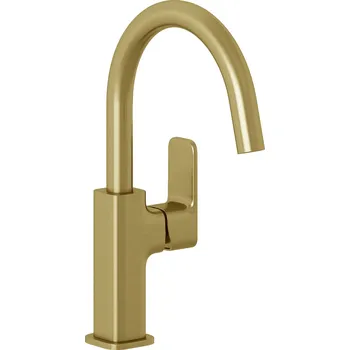 Vodovodní baterie Kludi Renon umyvadlová baterie stojící zlatá 42027N075