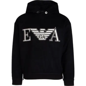 Pánské oblečení Emporio Armani pánská mikina s kapucí Emporio Armani černá | bílá 3491667