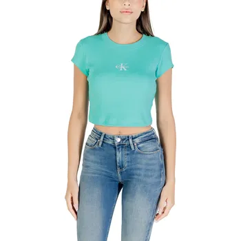 Calvin Klein dámský crop top Calvin Klein modrá | tyrkysová 3491554