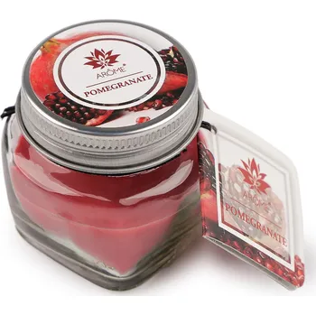 Svíčka Malá vonná svíčka ve skle s jmenovkou 28 g Fruit, Floral