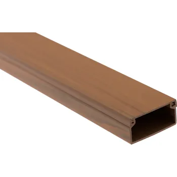 elektroinstalační lišta Lišta EILM 25x20 vkládací imitace tmavého dřeva 2m MALPRO D1009-8835K