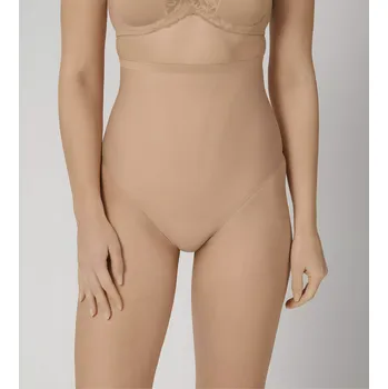 Dámské stahovací prádlo Dámské kalhotky Triumph Shape Smart Highwaist String béžové BROWN S