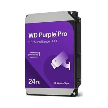 Interní pevný disk WD PURPLE PRO WD241PURP 24TB, SATA III 3.5", 512MB 7200RPM, 287MB/s, CMR