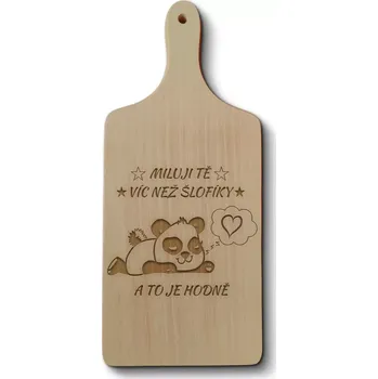 Kuchyňské prkénko Sablio Prkénko Miluji tě víc než šlofíky