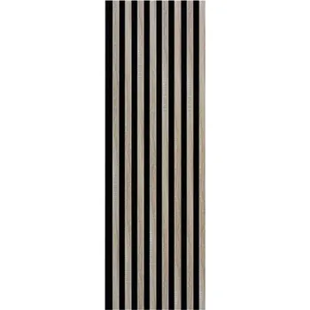 Stavební materiál Dekorační panely dub sonoma 3D lamely na filcovém podkladu