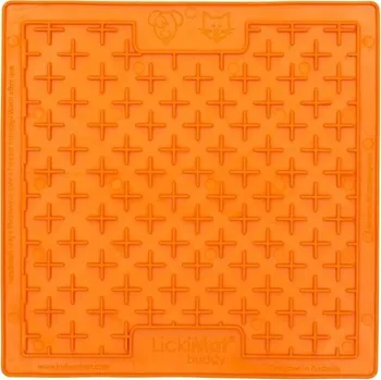 lízací podložka LICKIMAT Buddy lízací podložka oranžová 20x20cm