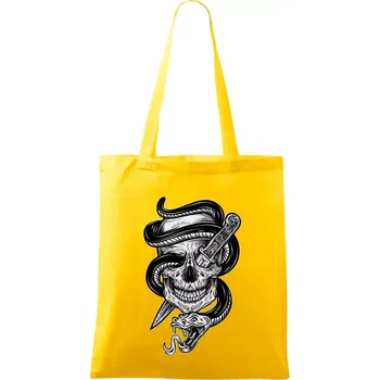 Lebka hadi - Taška bavlněná - 42 x 38 cm ( Žlutá )