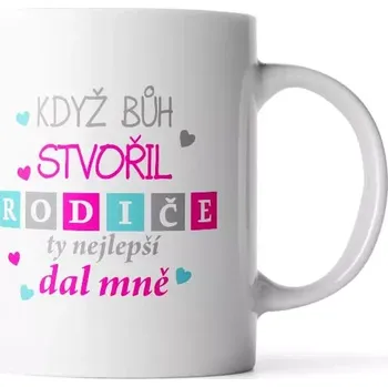 Sablio Hrnek Když Bůh stvořil rodiče - 200 ml - espresso