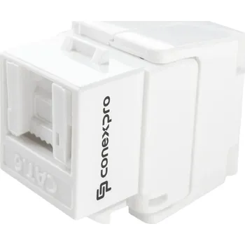 Síťový kabel Conexpro beznástrojový keystone UTP, CAT6, bílý KS-6-UTP-TL
