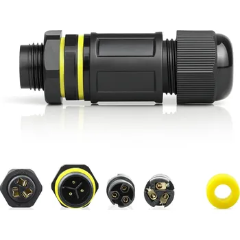 Autožárovka Interlook Hermetická kabelová spojka IP68 | šroubové spojení + rychlospojka 3pólová 450 V 17,5 A pro kabely 5–10 mm | M683-A