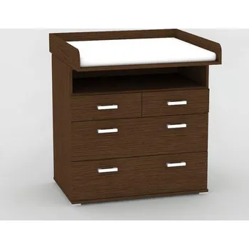 Komoda Komoda s přebalovacím pultem REA MICKEY, wenge
