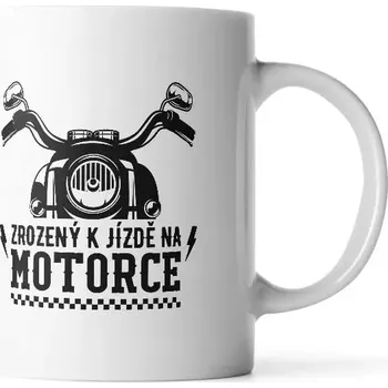 Sablio Hrnek Zrozený k jízdě na motorce - 890 ml - XXL