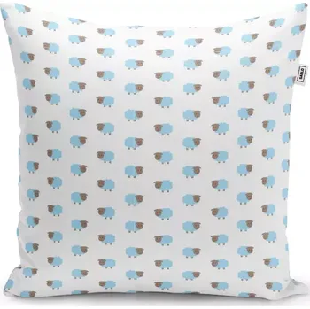 Polštář Sablio Polštář Modré ovce - 40x40 cm