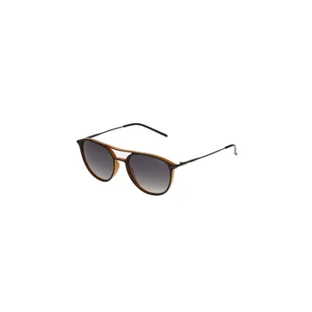 Sluneční brýle Sluneční brýle Sinner CARMEL MATTE DARK BROWN GRADIENT GREEN FLASH MIRROR UNI hnědá