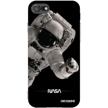 Pouzdro na mobilní telefon Picasee silikonový průhledný obal pro Apple iPhone 7 - Astronaut Big