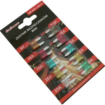 Autopojistky CARCOMMERCE (POLAND) | Sada nožových pojistek mini 5-30A 10ks, 42517