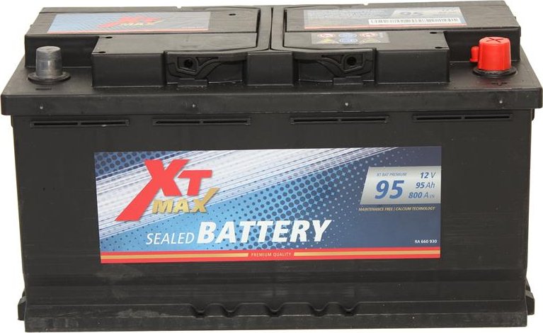 Autobaterie XT MAX 95Ah P,s.p.800A, 12V, 353x175x190