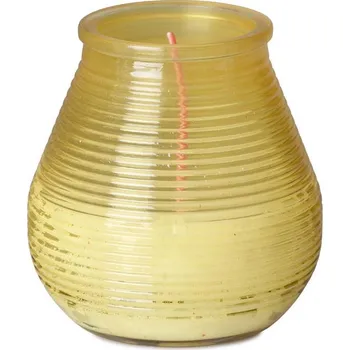 Svíčka Bolsius Sklo 91x94 mm True Citronella žlutá