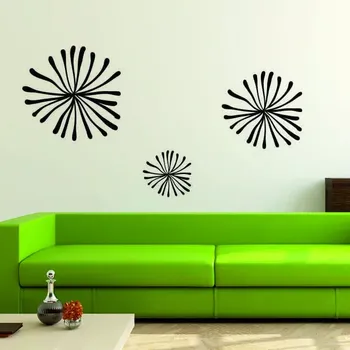 samolepka Sablio Samolepka na zeď: Sasanka 3ks