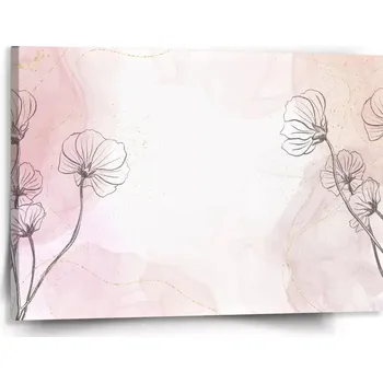 Obraz Sablio Obraz Růžový akvarel - 150x110 cm