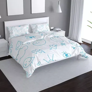 Povlečení Sablio Povlečení Kreslení nejmenších - 140x220 / 90x70