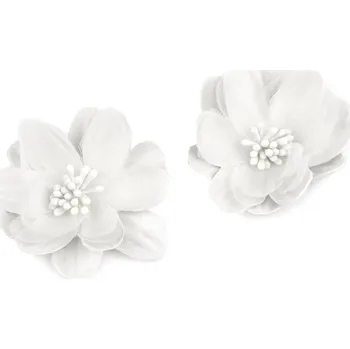 umělá květina Textilní květ k nalepení Ø5 cm