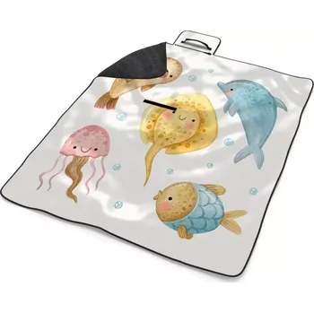 deka Sablio Plážová deka Podmořská parta: 200x140 cm