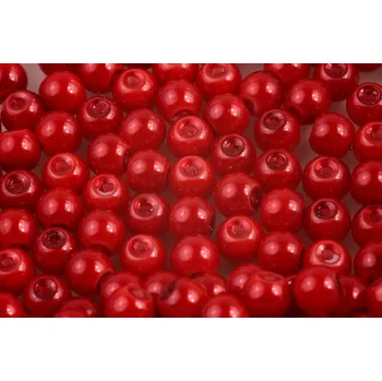 Dětské navlékací korálky Korálky voskované č. 10 - 6 mm