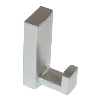 Věšák 770232 háček kov satén chrom (Nástěnný háček v povrchu satén chrom. Jednoduchý a funkční doplněk do interiéru.)