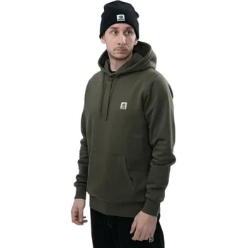 Rybářské oblečení Mikina Nash Make It Happen Badge Hoodie Green Velikost L