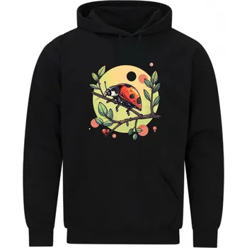 Pánská mikina Pánská mikina Beruška při Měsíčním Svitu (Velikost: 5XL, Barva: Černá)