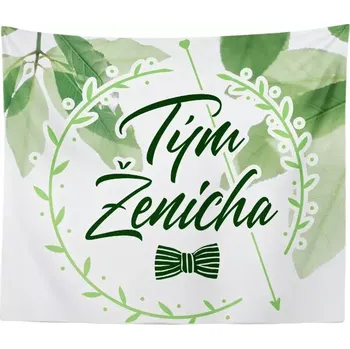 deka Sablio Deka Tým ženicha motýlek: 150x120 cm