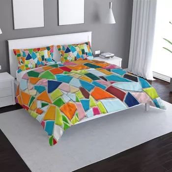 Povlečení Sablio Povlečení Barevná mozaika - 140x200 / 90x70