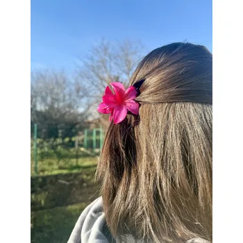 Skřipec havajská květina plumérie střední - Barva Červená