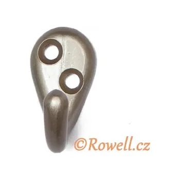 Věšák H1b háček satén nikl (Nástěnný háček v povrchu satén nikl. Vhodné řešení pro nábytek v interiéru.)