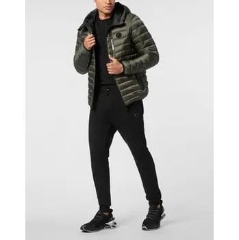 Pánská větrovka Plein Sport Vatovaná bunda 24009 Zelená Regular Fit XXL