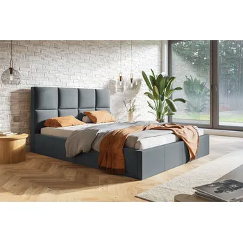 Ložnicová sestava Čalouněná postel Slim 1 box rozměr 90x200 vyberte rošt Dřevěný rošt