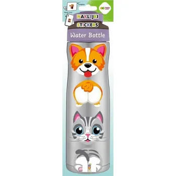 Set školních potřeb Naklejki WATER BOTTLE - Face&Tail, 83x286 mm, Happy Color