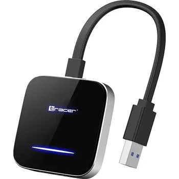 Síťový prvek bezdrátový adaptér do auta TRACER CarLink Pro pro Apple CarPlay a Android Auto