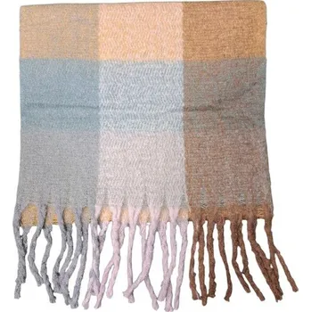 Šála Dámská šála s třásněmi barva Ž