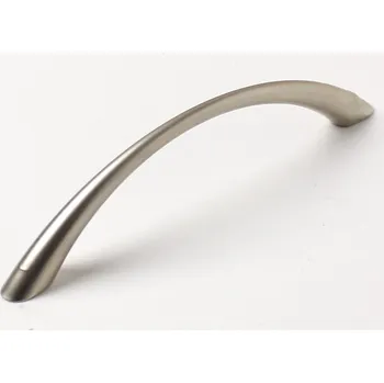 Nábytkové kování 770153 úchytka KLASIKA rozteč 96mm satén nikl (Univerzální úchytka s roztečí 96mm v matném satén niklu. Nejžádanější rozměr v diskrétním matném provedení.)