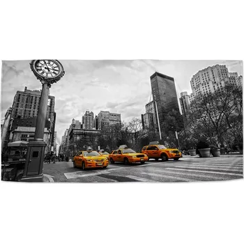 Osuška Sablio Ručník Žluté taxiky - 70x140 cm