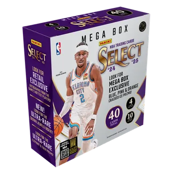 Sběratelská karetní hra 2024/25 Panini Select Basketball Blue Pink Orange Prizms Mega Box